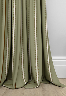 The British Stripe Co. Alfred, Derwent No.1 - Made to Measure Curtains
